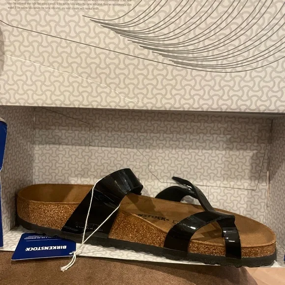 BNIB Birkenstock Mayari Black Narrow, cork sole, Sandals, Mens 10 - Picture 7 of 10